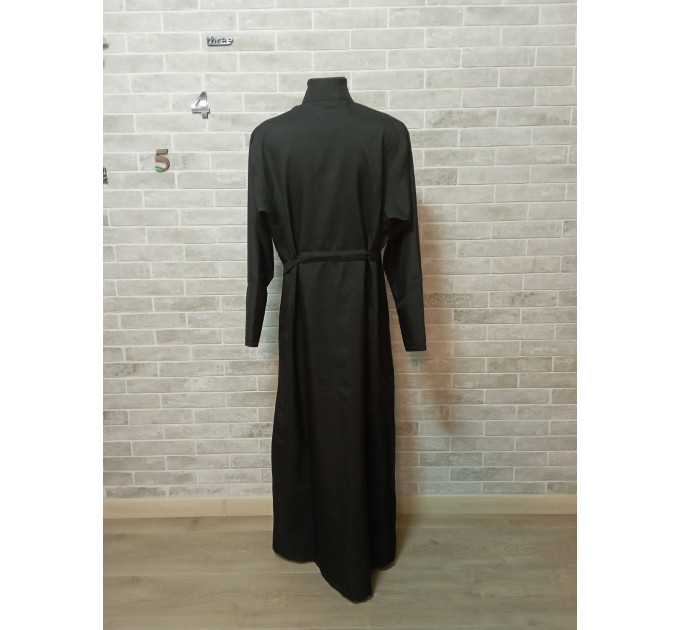 Bulgarian style Orthodox cassock on buttons - Cassock for a priest - Religious cloth - Clergy robe - Undercassock