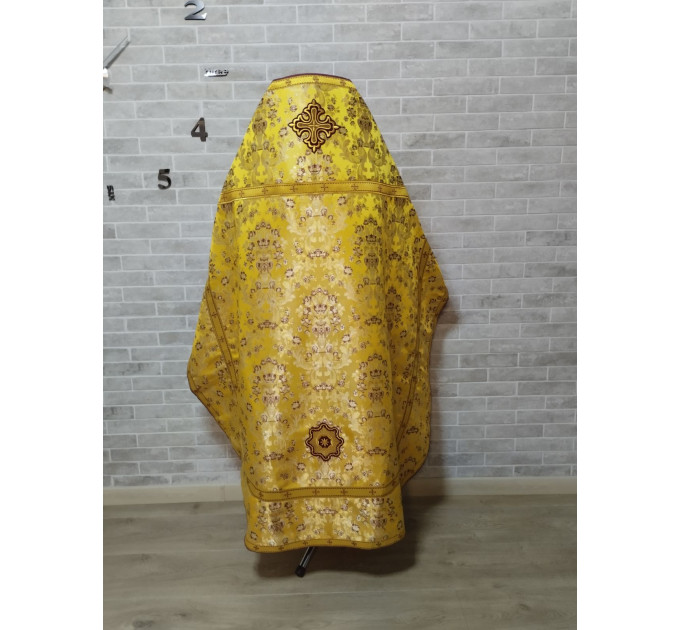 Slavic style vestments in brocade - Priest vestments - Clothes for priests - Liturgical vestments - Liturgical garments