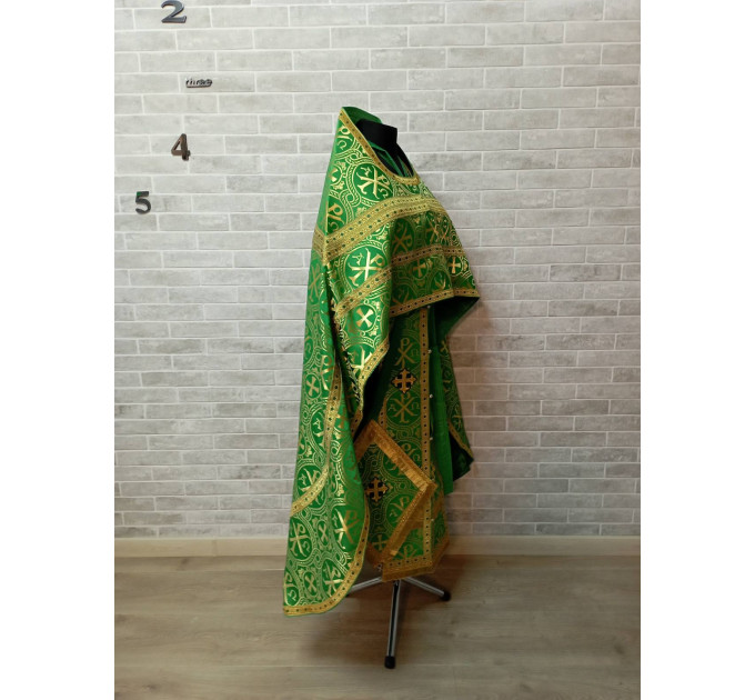Slavic style vestments in brocade - Priest vestments - Clothes for priests - Liturgical vestments - Liturgical garments