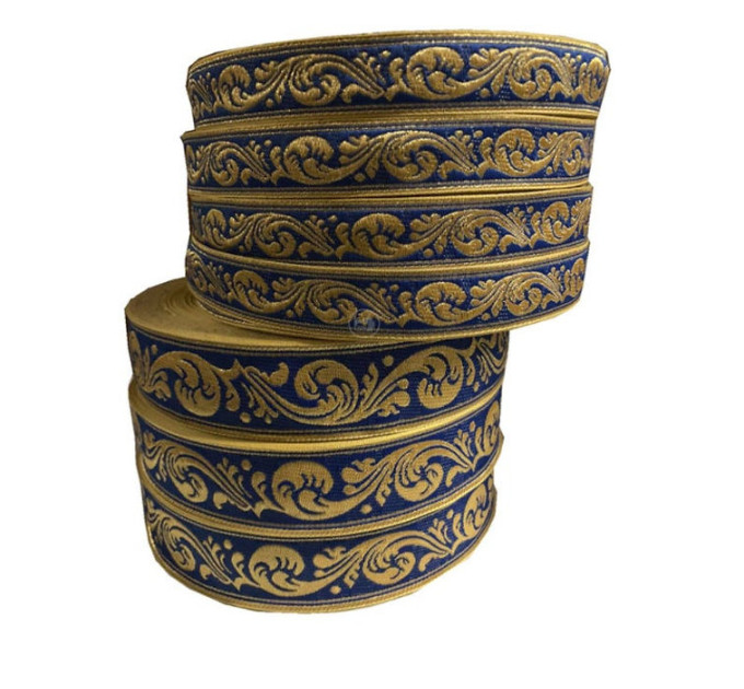 Metropolis galoon 2,5cm (1") 4 cm (1,5") - Church galoon - Liturgical Galloon trim - ribbon