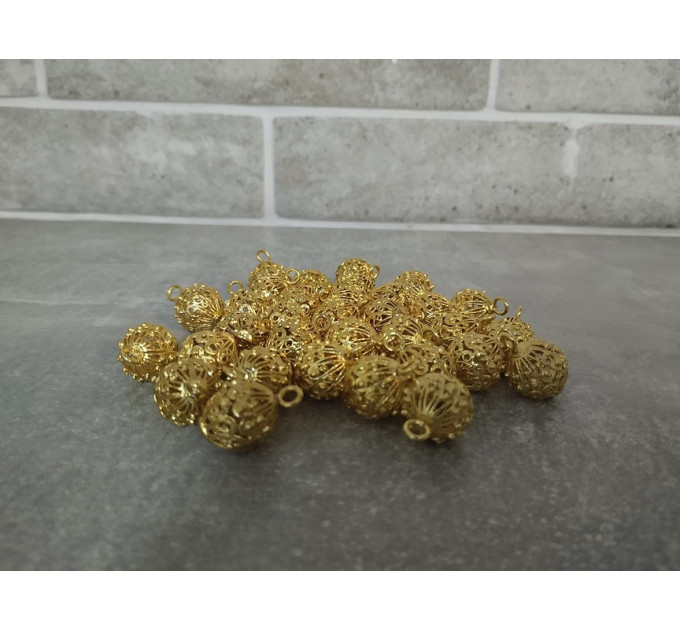 Gold Metallic buttons - Gold buttons - 2cm metal buttons for liturgical cloth