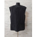 Vest with 2 two pockets in gabardine or wet silk or linen-gabardine - Waistcoat