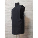 Vest with 2 two pockets in gabardine or wet silk or linen-gabardine - Waistcoat