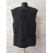 Vest with 2 two pockets in gabardine or wet silk or linen-gabardine - Waistcoat