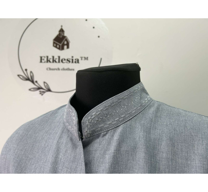 Embroidered Orthodox cassock - Inner cassock - Cassock for a priest- Church garment - Religious cloth - Orthodox cassock