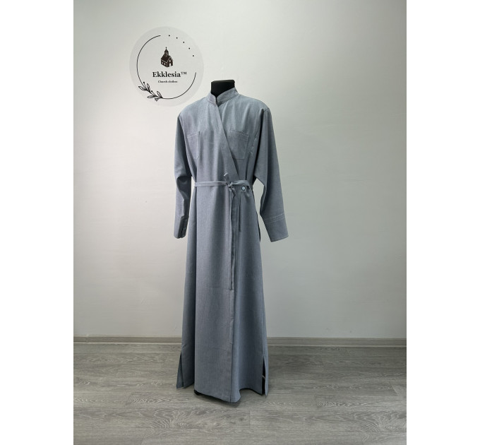 Embroidered Orthodox cassock - Inner cassock - Cassock for a priest- Church garment - Religious cloth - Orthodox cassock