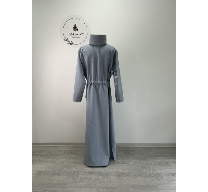 Embroidered Orthodox cassock - Inner cassock - Cassock for a priest- Church garment - Religious cloth - Orthodox cassock