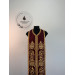 Two sides embroidered communion set - Double stole and cuffs - Priest's set