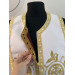Two sides embroidered communion set - Double stole and cuffs - Priest's set