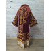 Embroidered bishop's vestment set with small and large omophor on velvet