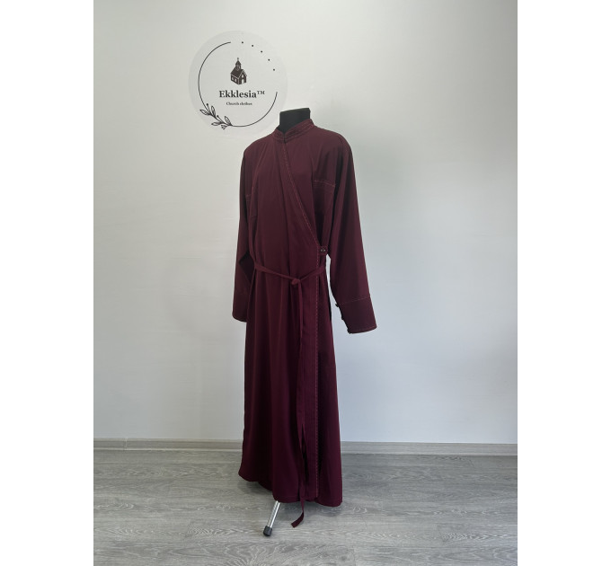 Embroidered orthodox cassock for priest