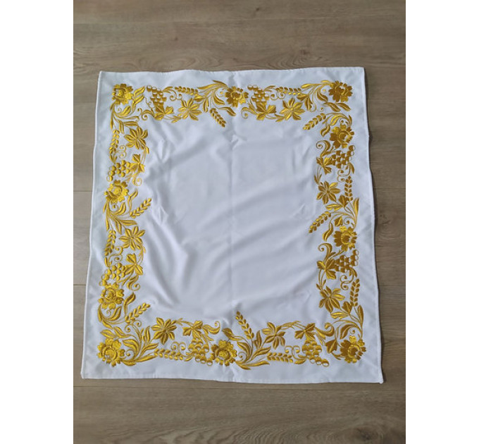 Embroidered velvet gospel cover - Gospel vestment - Gospel Cape Altar cover