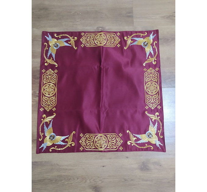 Embroidered Iliton in satin - Canonical altar iliton - eiliton