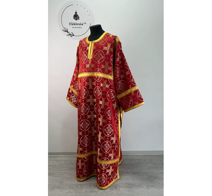Orthodox brocade sticharion - Church stikhar - Altar Server Reader Robe