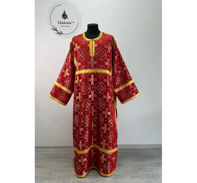 Orthodox brocade sticharion - Church stikhar - Altar Server Reader Robe