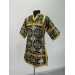 Black childrens sticharion (up to 150 cm height) - Church Altar Server robe