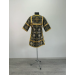 Black childrens sticharion (up to 150 cm height) - Church Altar Server robe