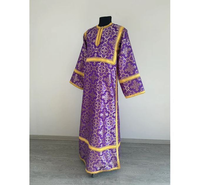 Altar boy sticharion - Violet altar server robe - Stichar for church reader