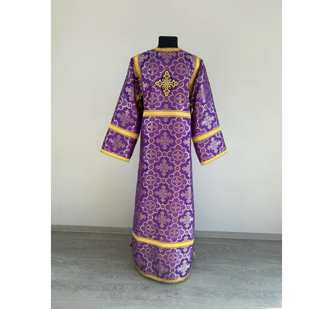 Altar boy sticharion - Violet altar server robe - Stichar for church reader