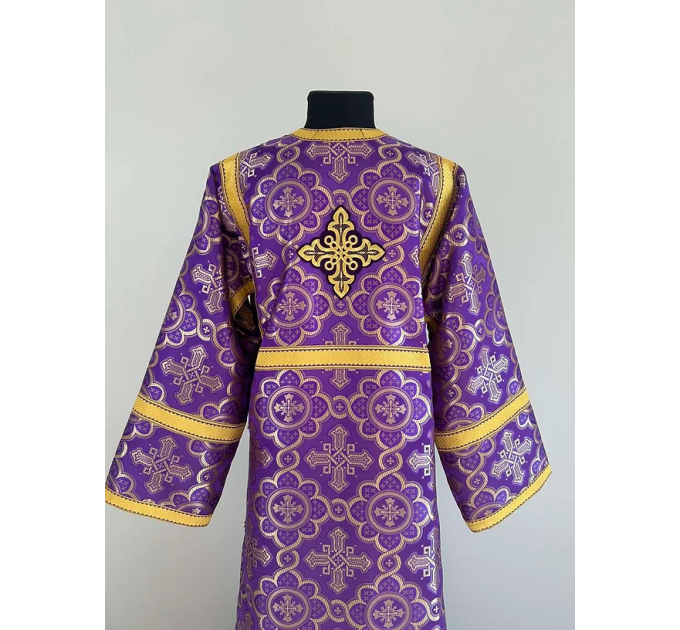 Altar boy sticharion - Violet altar server robe - Stichar for church reader
