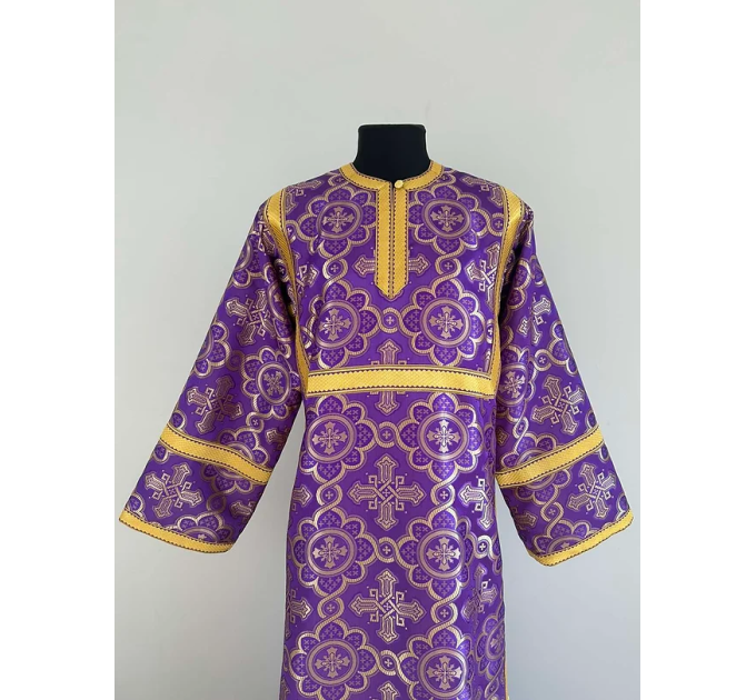 Altar boy sticharion - Violet altar server robe - Stichar for church reader