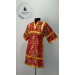 Red childrens sticharion (up to 150 cm height) - Church Altar Server robe