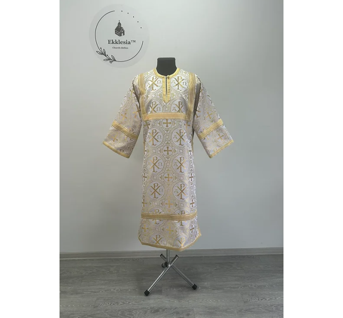 Red childrens sticharion (up to 150 cm height) - Church Altar Server robe