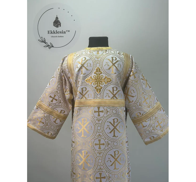 Red childrens sticharion (up to 150 cm height) - Church Altar Server robe