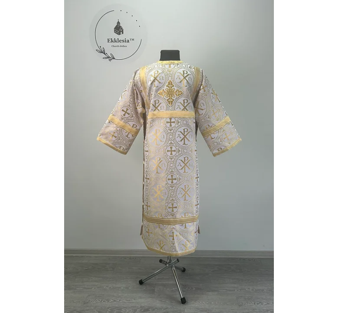 Red childrens sticharion (up to 150 cm height) - Church Altar Server robe