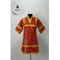 Red childrens sticharion (up to 150 cm height) - Church Altar Server robe