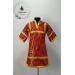 Red childrens sticharion (up to 150 cm height) - Church Altar Server robe
