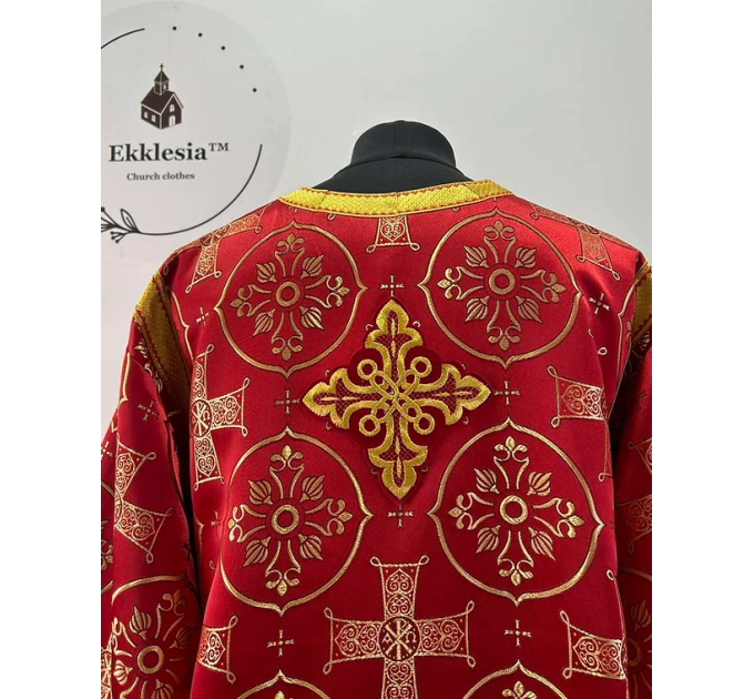 Orthodox brocade sticharion - Church stikhar - Altar Server Reader Robe