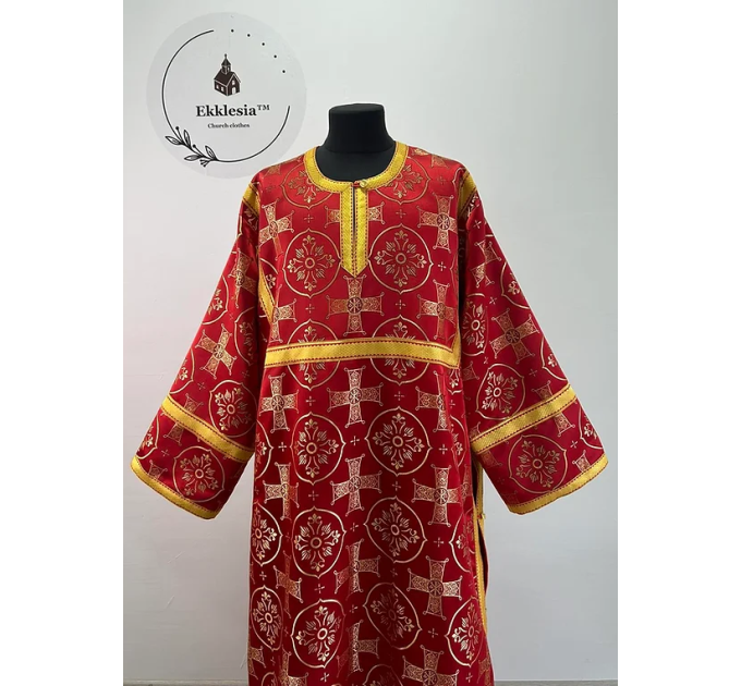 Orthodox brocade sticharion - Church stikhar - Altar Server Reader Robe