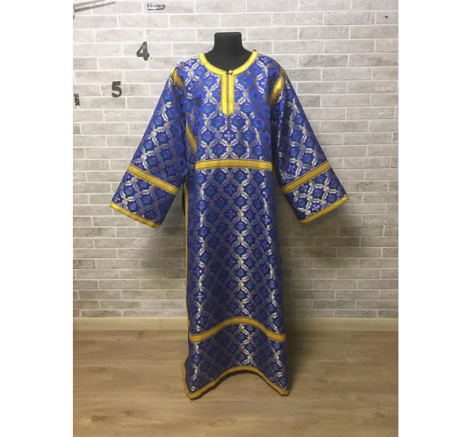 Orthodox floral brocade sticharion - stikhar - Altar Server Reader Robe