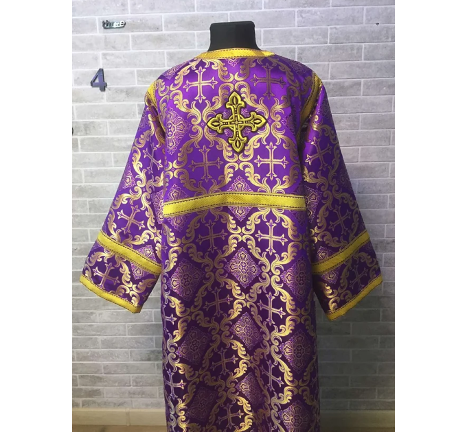 Orthodox violet sticharion - Church stikhar - Altar Server Reader Robe