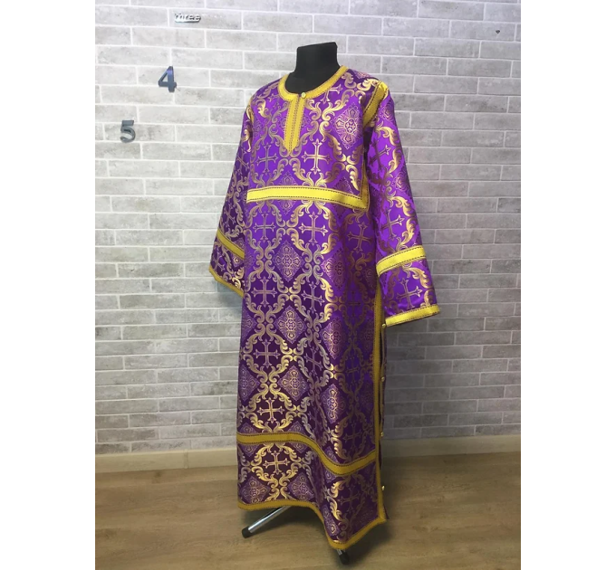 Orthodox violet sticharion - Church stikhar - Altar Server Reader Robe