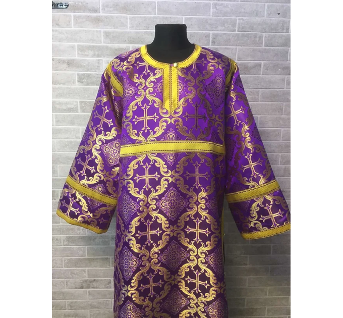 Orthodox violet sticharion - Church stikhar - Altar Server Reader Robe