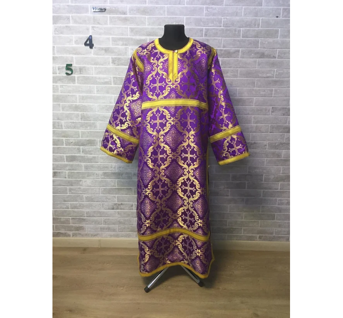 Orthodox violet sticharion - Church stikhar - Altar Server Reader Robe
