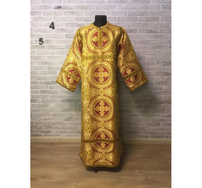 Stikharion in metallic brocade - Stichar - Rochet - Alb - Robe altar boy