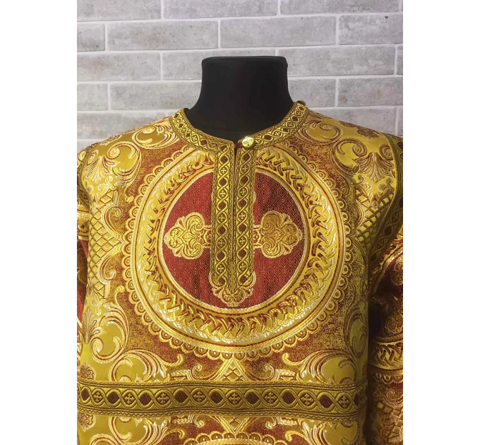 Stikharion in metallic brocade - Stichar - Rochet - Alb - Robe altar boy