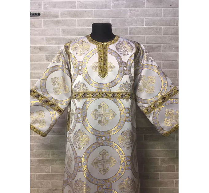 Stichar in brocade - Orthodox church sticharion - Altar Server Reader Robe
