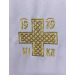 Stichar with embroidered cross - Church sticharion - Altar server reader robe