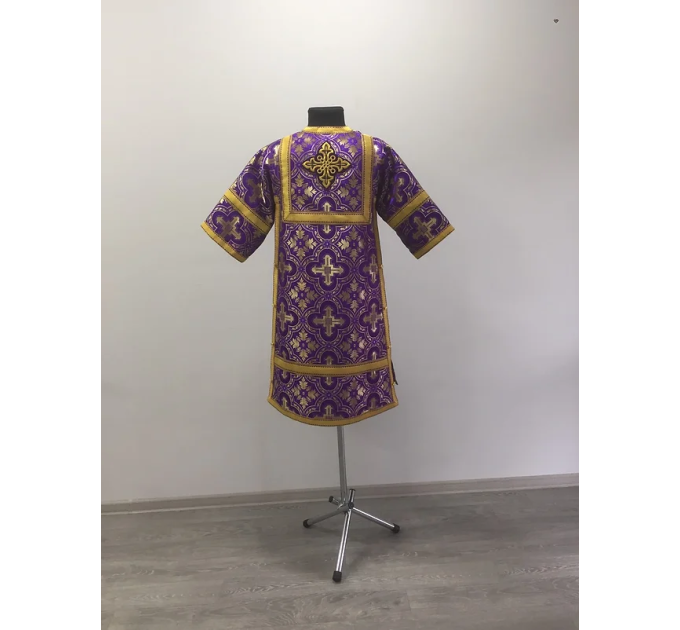 Violet childrens sticharion (up to 150 cm height) - Church Altar Server boy robe