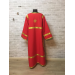 Blue Altar Server Reader Robe in gabardine - Stikharion - Surplice - Rochet alb