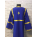 Blue Altar Server Reader Robe in gabardine - Stikharion - Surplice - Rochet alb