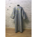 Blue brocade sticharion - Stikhar - Altar Server Reader Robe - Liturgical cloth