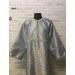 Blue brocade sticharion - Stikhar - Altar Server Reader Robe - Liturgical cloth