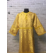 Gold sticharion - Stikhar - Altar Server Reader Robe with lining