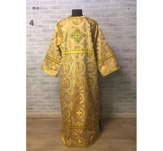 Orthodox church sticharion with icon - Church stikhar - Altar Server Reader Robe