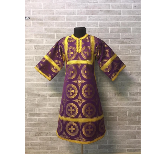 Violet children's sticharion (up to 150 cm) - Children's Altar Server Reader Rob